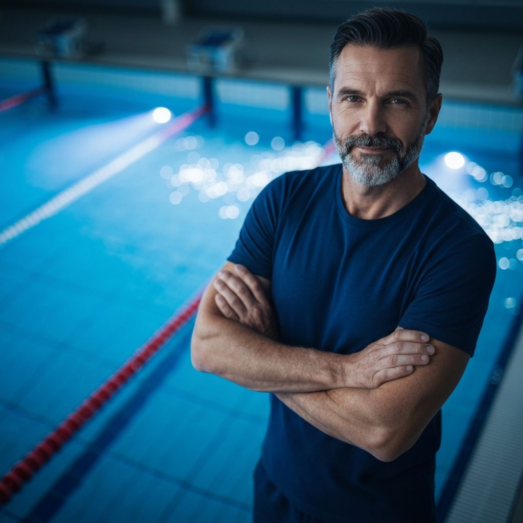 PaceLine team at the pool