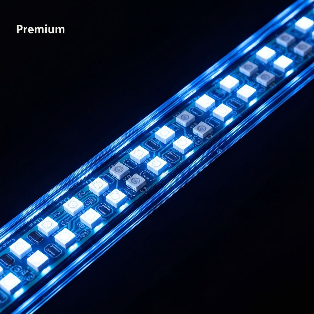 LED strip close-up